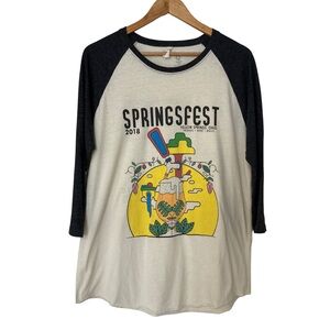Springfest 2018 Raglan Baseball Style T-shirt Guided By Voices